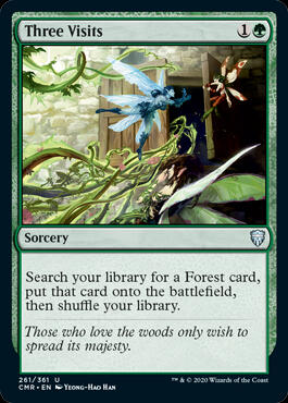 Three Visits Commander Legends