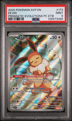 2025 PC Stamped BSP Eevee PSA 9 • Sold Out
