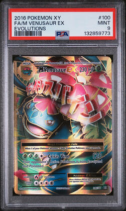 2016 M Venusaur EX XY Evolutions PSA 9 • In stock