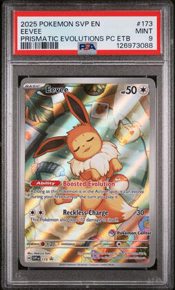 2025 PC Stamped BSP Eevee PSA 9 • Sold Out