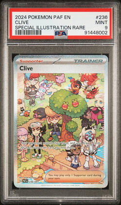 Clive 2024 Paldean Fates PSA 9 • In stock